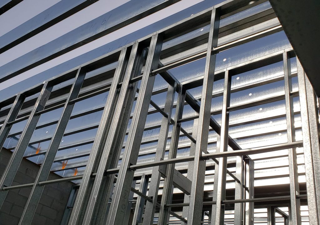 Steel frame barndominium in Colorado