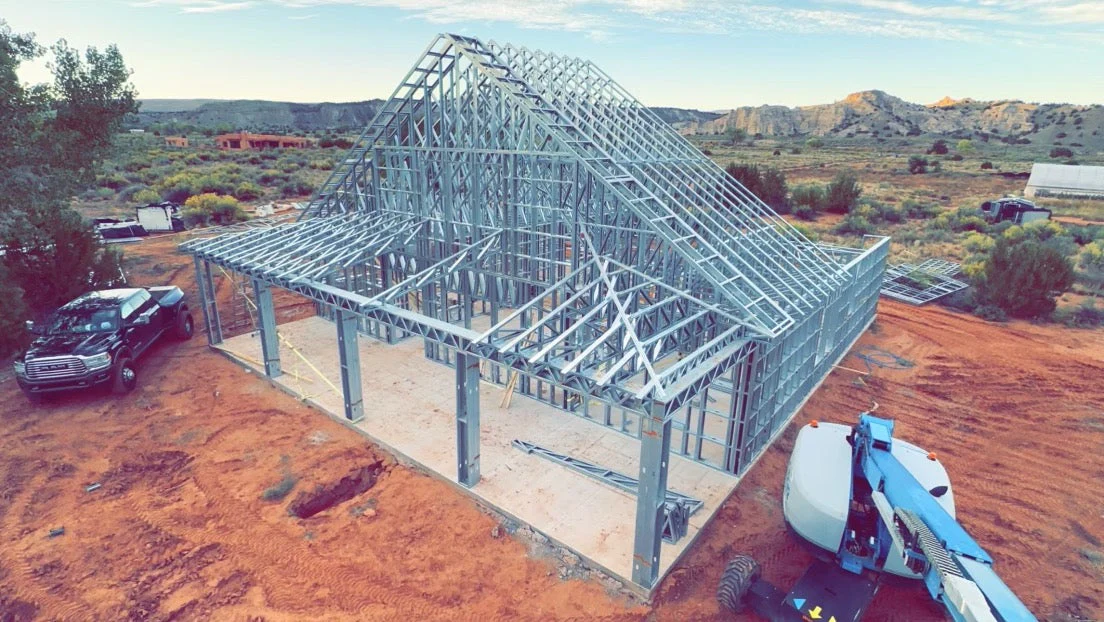 Aerial barndo steel kit in Colorado