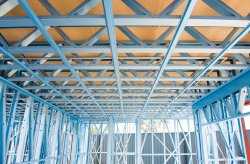Barndo steel roof trusses in Colorado